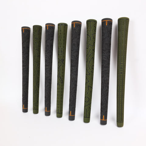 Burnt Olive - 8 Grip Iron Set Bundle