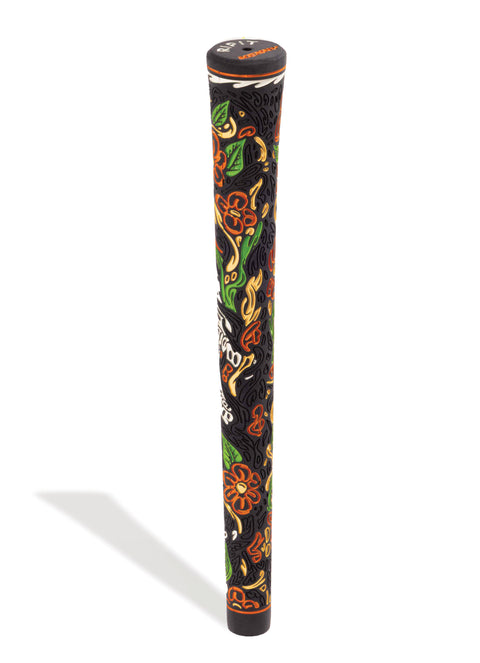 Kenny Art Series Golf Grip - RIPIT x Kentaro Yoshida | Standard+ Golf Grip - Black (Back)