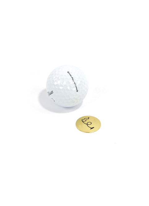 Golf gold ball markers