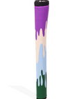 Colorful grip tape with a gradient design on a white background