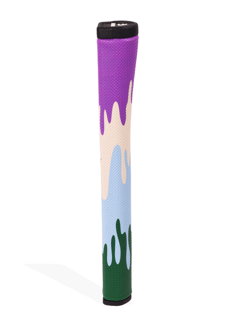 Colorful grip tape with a gradient design on a white background